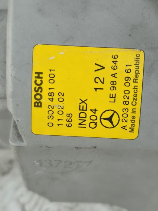 фары на мерс 203