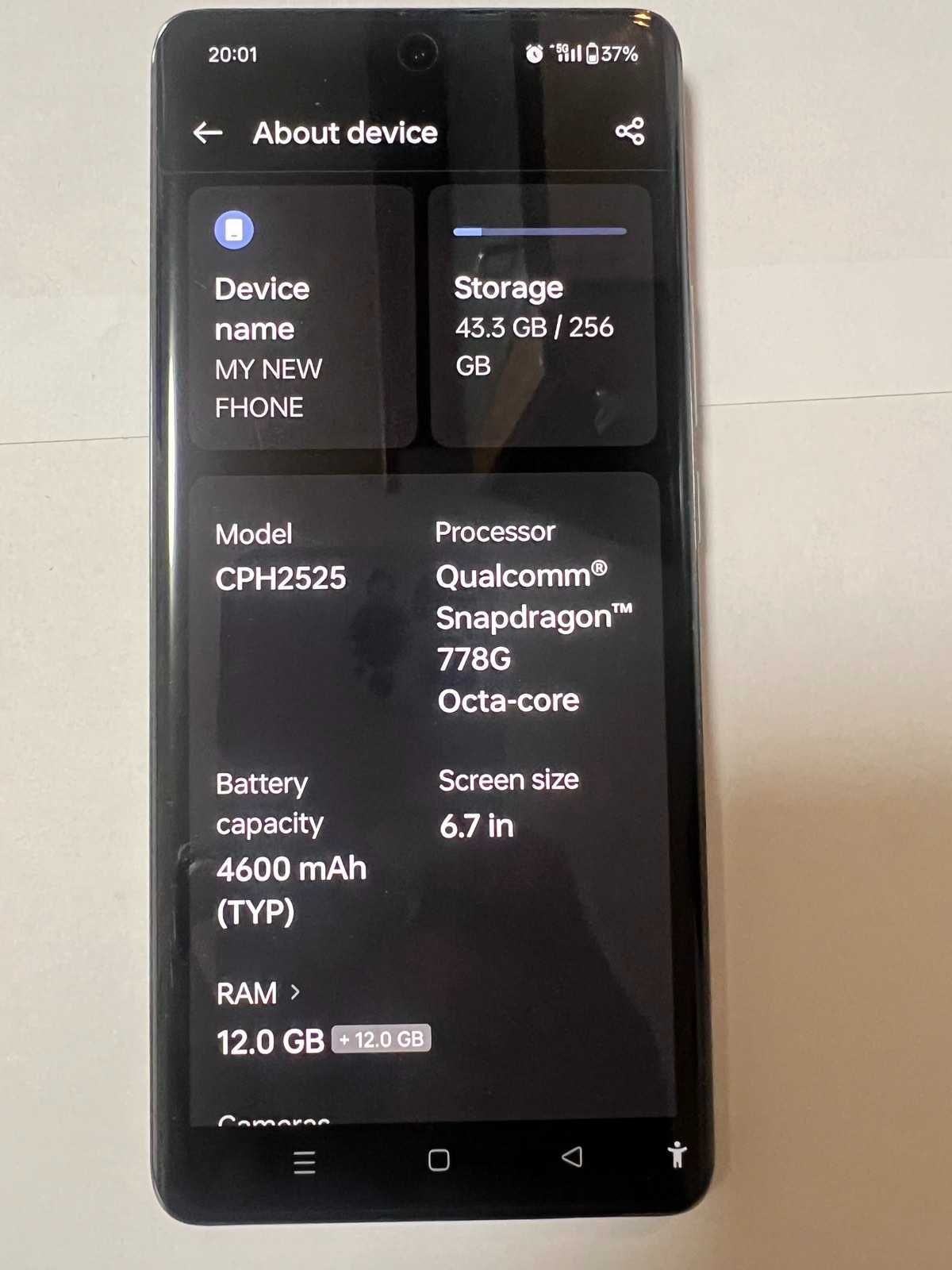 Смартфон GSM OPPO RENO 10 PRO 5G GRAY, 256 GB 100 лева отстъпка!!! гр ...