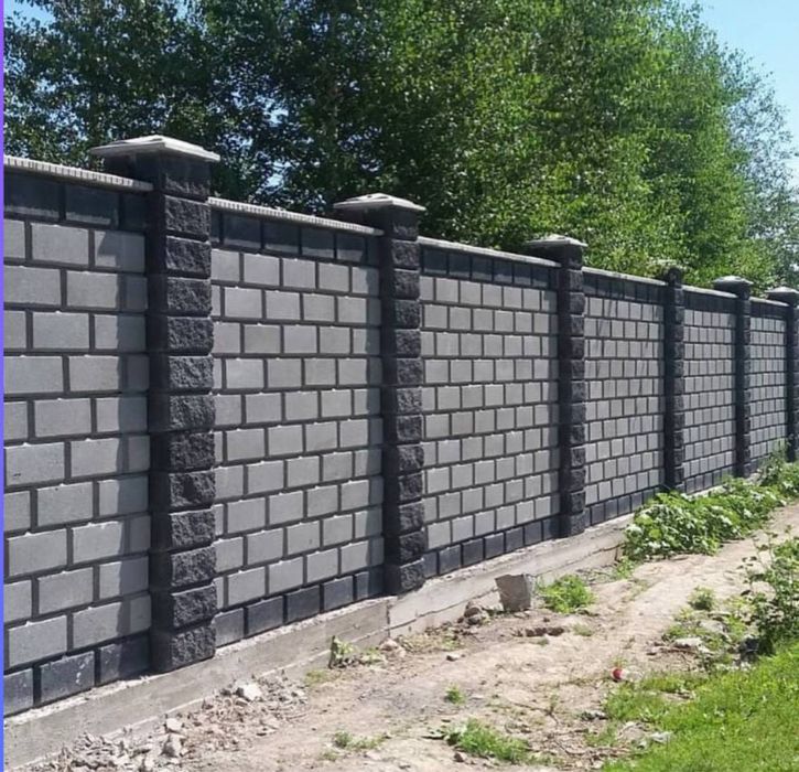 Сплитерные блоки, колонны, шляпы, колпаки