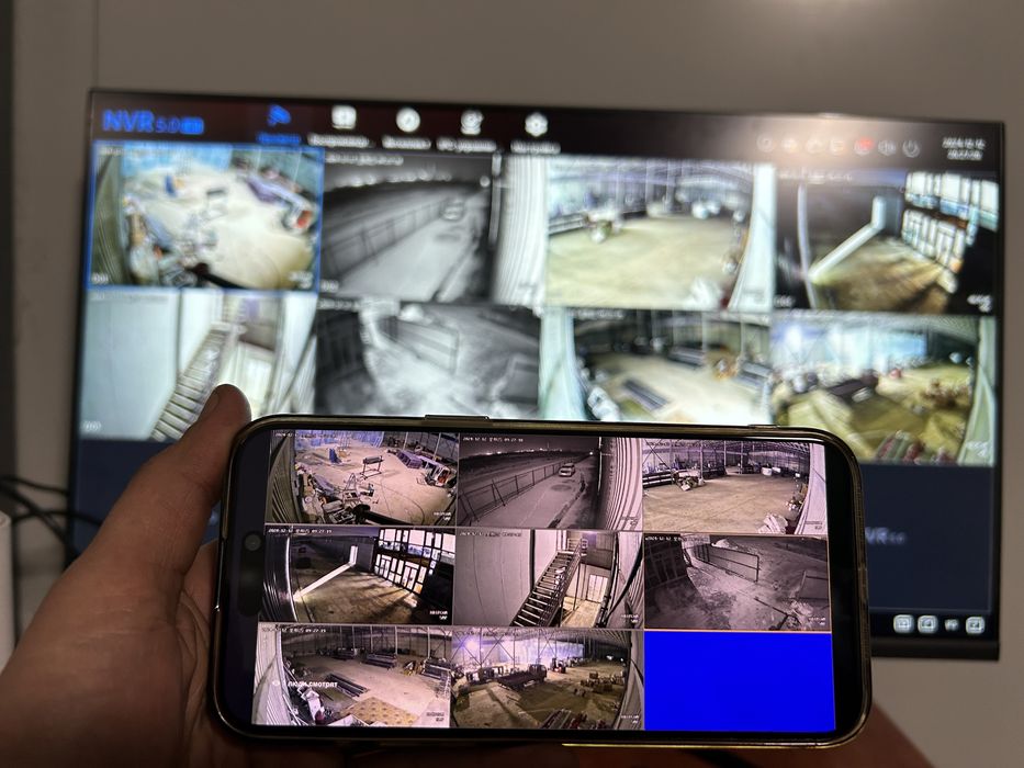 Установка камеры видеонаблюдения