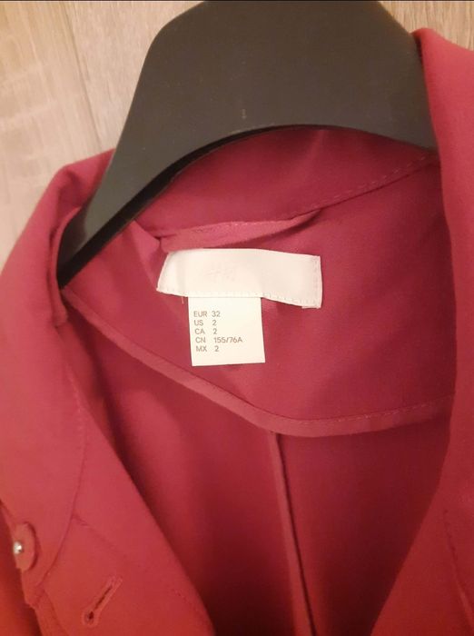 Palton lung H&M in stare perfecta, marimea S