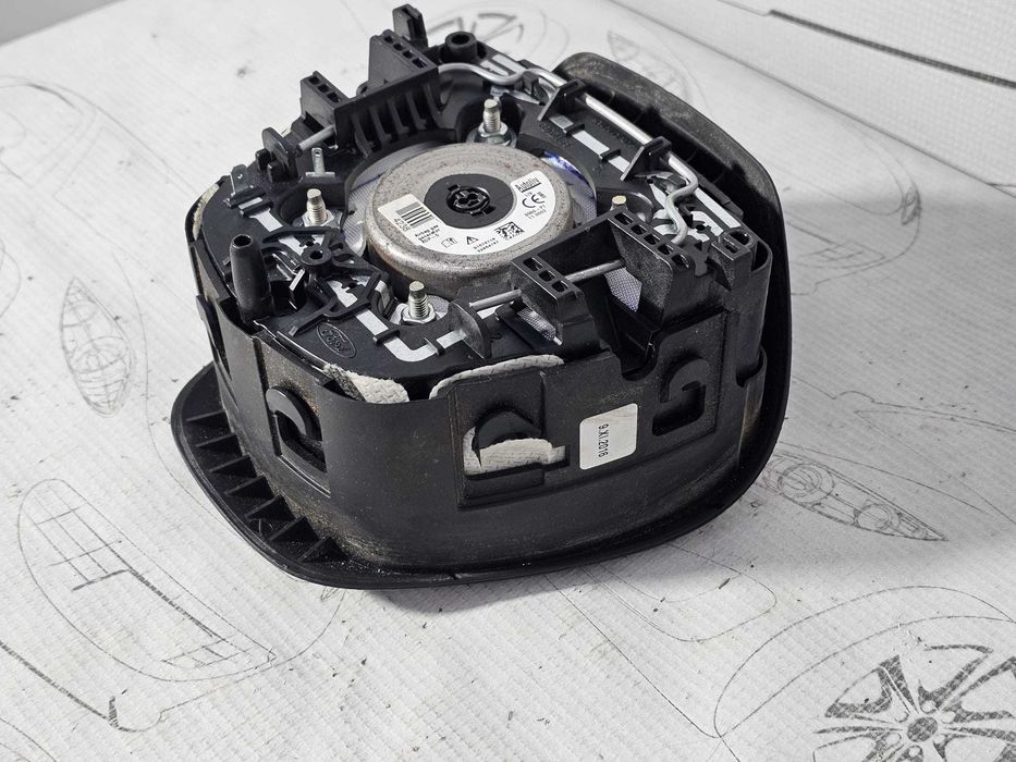 Airbag volan șofer Ford Transit Custom 2012-2023 2017 2.0 EcoBlue Cod OEM: 1763190, BK21-V042B85-AB35B8 (5G3)