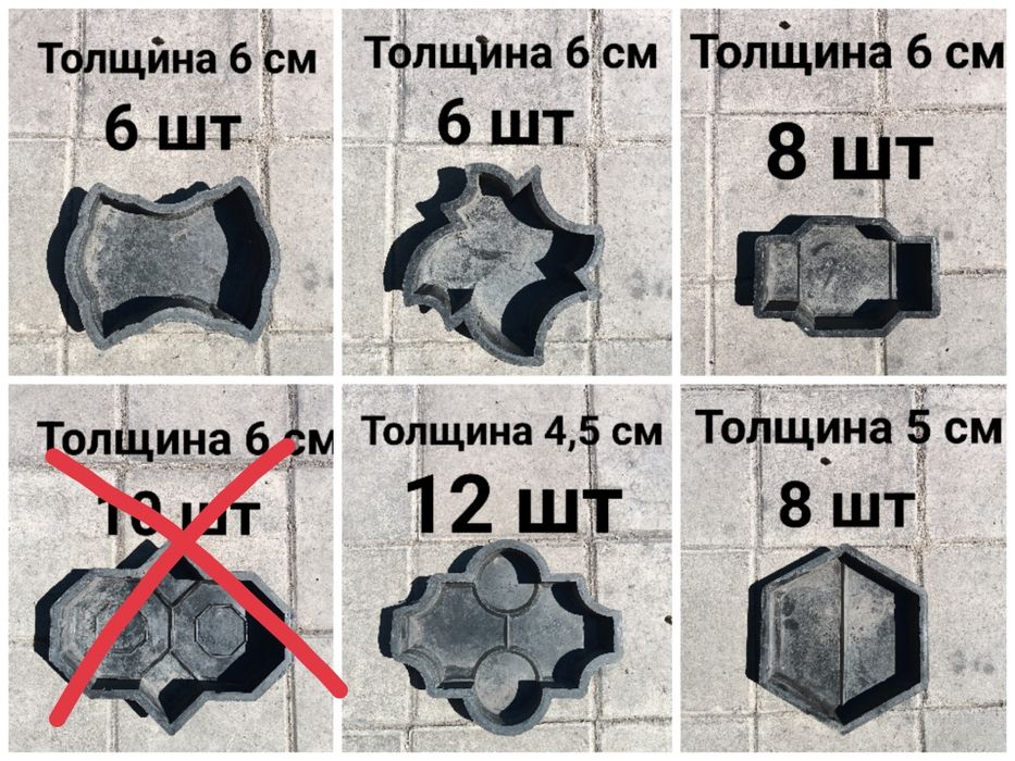 Формы для облицовки "колотый камень"