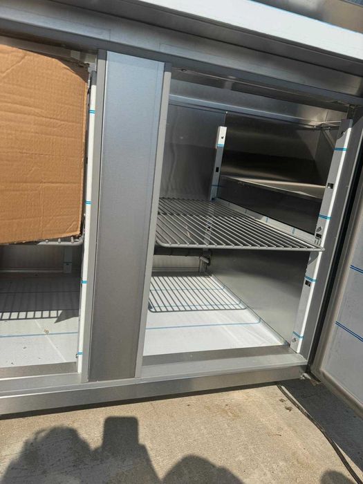 Vand masa preparare pizza 1.52m 9 cuve sigilata