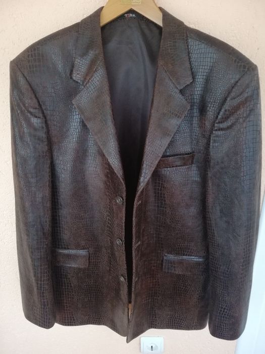 Sacou piele bărbati Teks Xl