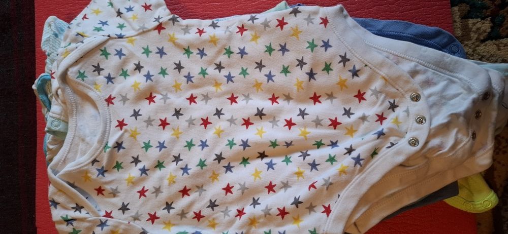 Lot body maneca scurt + lunga 86/92 cm  18/24 M