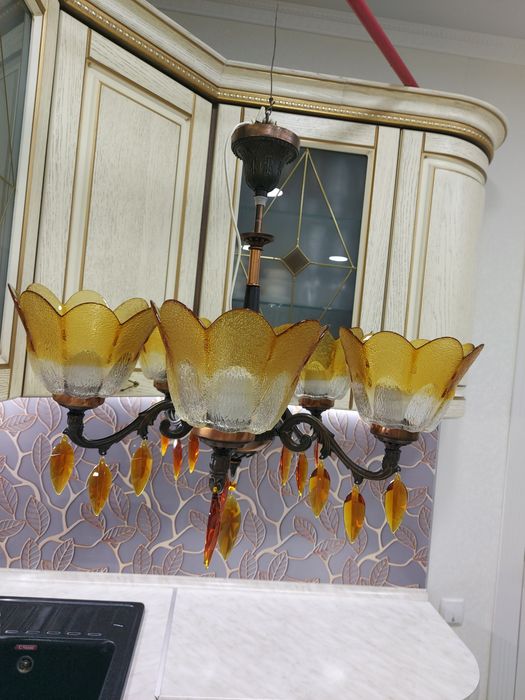 Люстра пятирожковая ссср