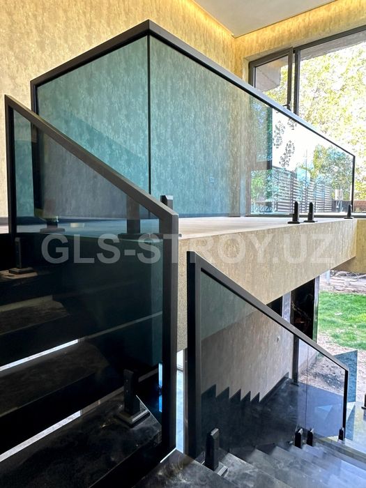 Перила, ограждения, стеклянные, нержавейка, поручен, решетки