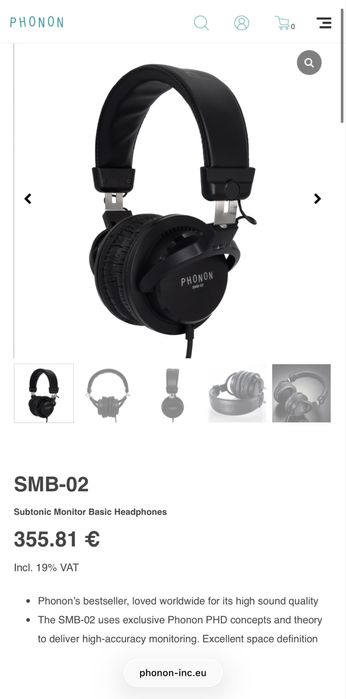 Casti Phonon SMB-02 in stare impecabila / nu sennheiser