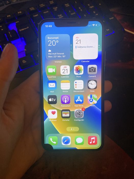 iphone x 95 capacitatea bateriei
