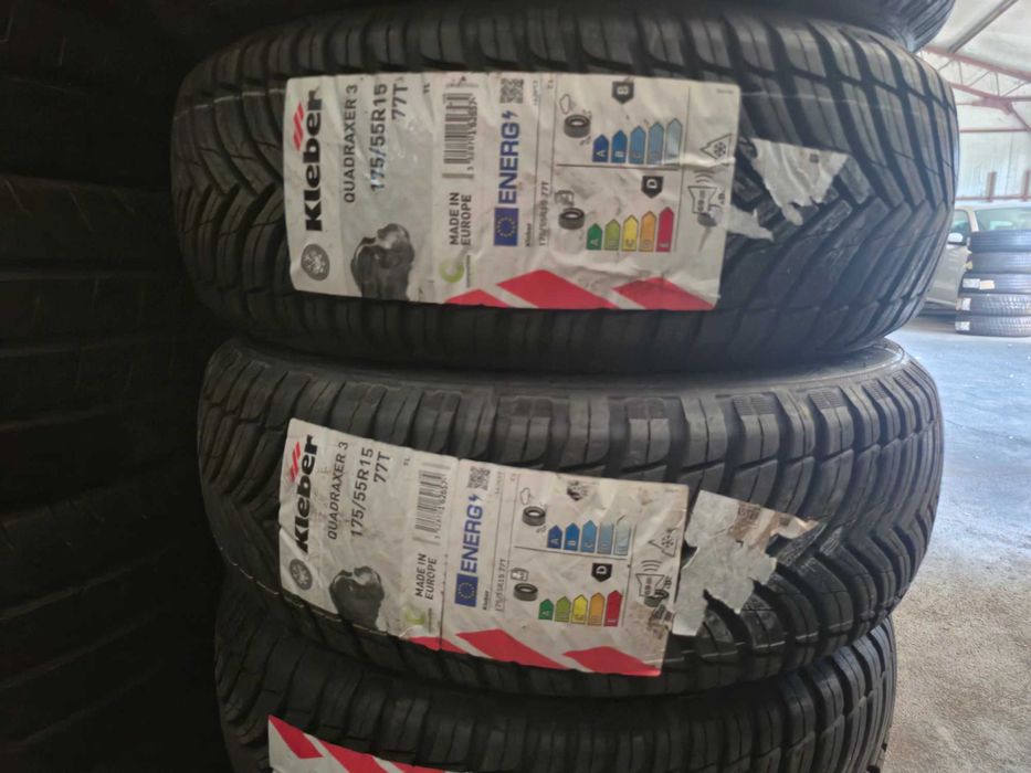 Anvelope VARA IARNA M+S 4Sezoane - 175/55/15 77T - KLEBER Quadraxer 3 - NOU - DOT 2023 !