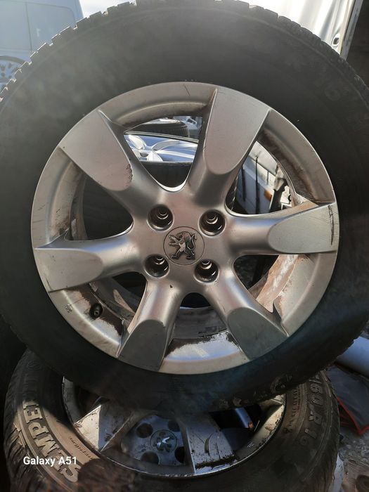 Ляти джанти с гуми за ПЕЖО 4×108,16цола