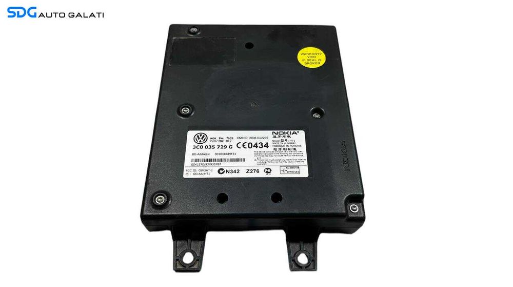 Unitate Modul Calculator Bluetooth Skoda Octavia 2 2004 - 2013 Cod 3C0035729G [L6017]