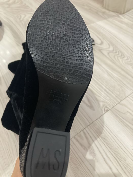 Бархатные сапоги, ботфорты stuart weitzman