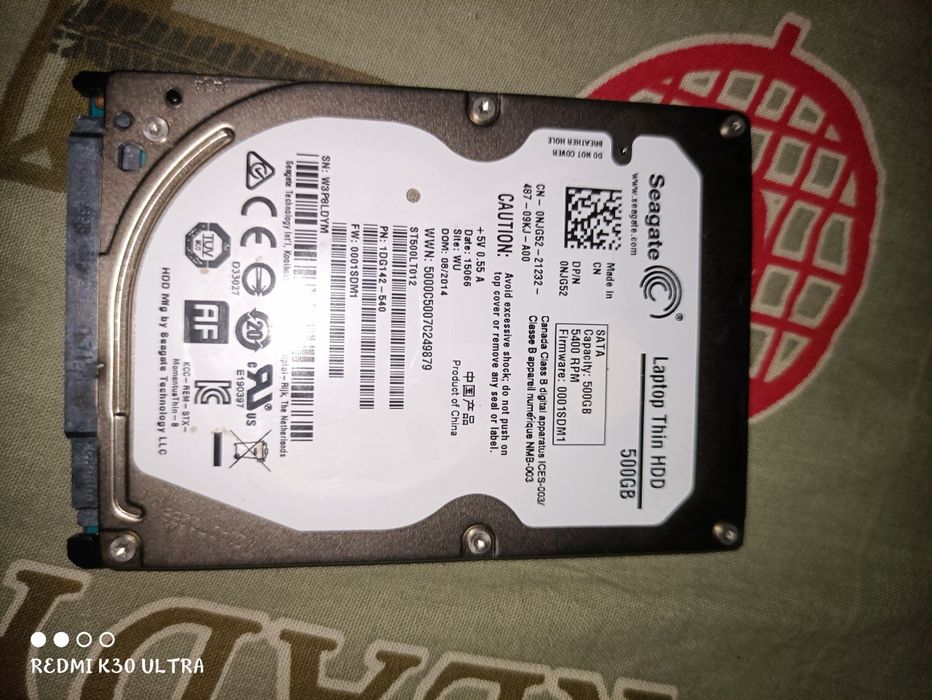 Жесткий диск HDD 500 ГБ 2.5" Seagate (для ноутбука)