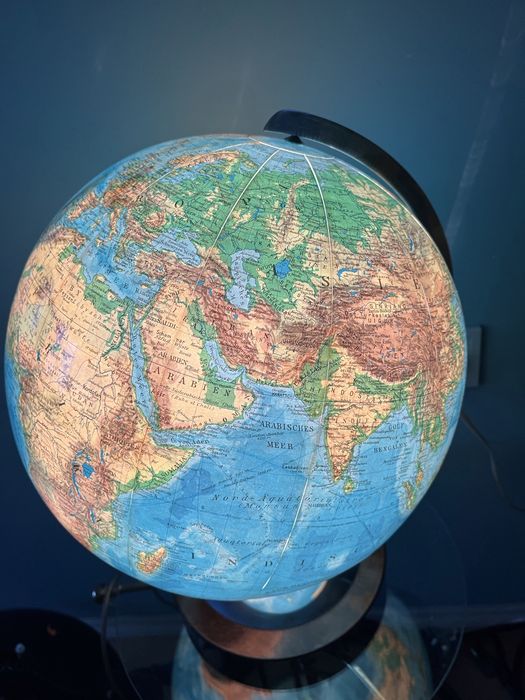 Стъклен глобус / Columbus Verlag / 50-те