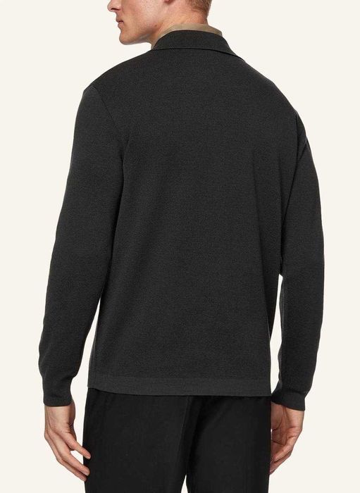 BOGGI MILANO мужская рубашка поло с длинными рукавами РАЗМЕР M