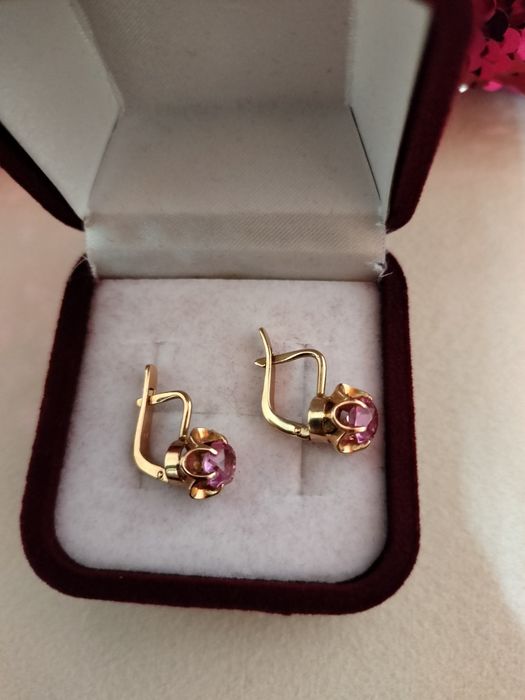 Советские серьги 585 пробы