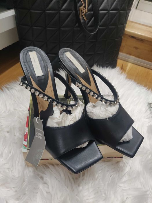 Нови Кожени чехли H&M, еспадрили Dorothy Perkins