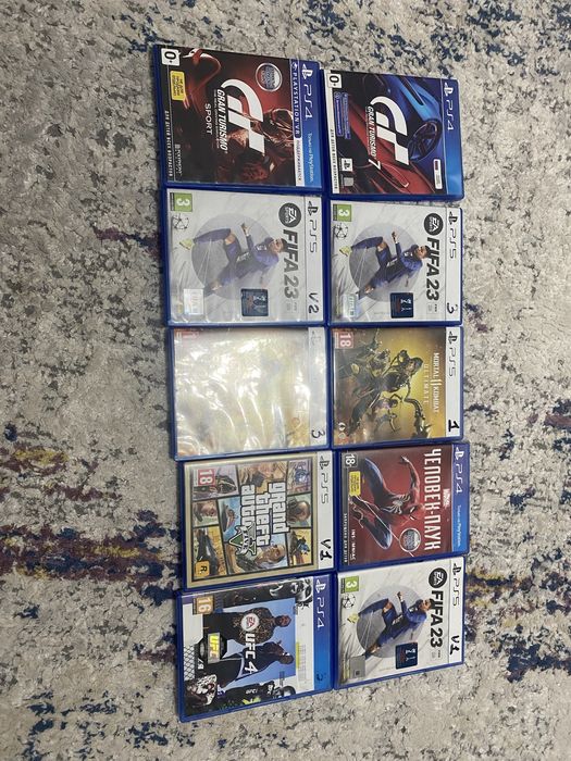 Продам диски на ps4,ps5