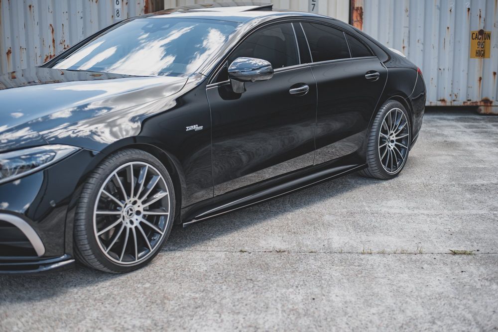 Добавки за AMG прагове Maxton design за Mercedes Benz C257 (2018-)