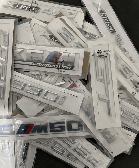 Embleme Cifre litere numere Stiker Bmw X1 GT X5 Competition 328i 320d