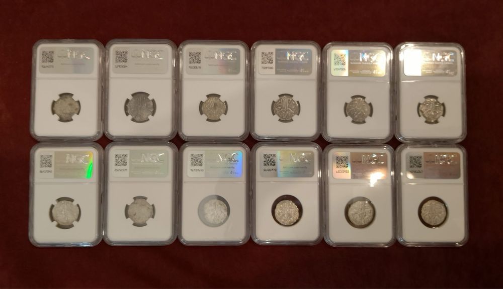 Сребърни грошове колекция на Иван Александър