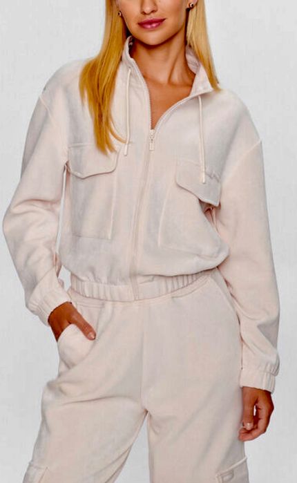 Спортен комплект Guess, белдо розово-бежов С/ХС