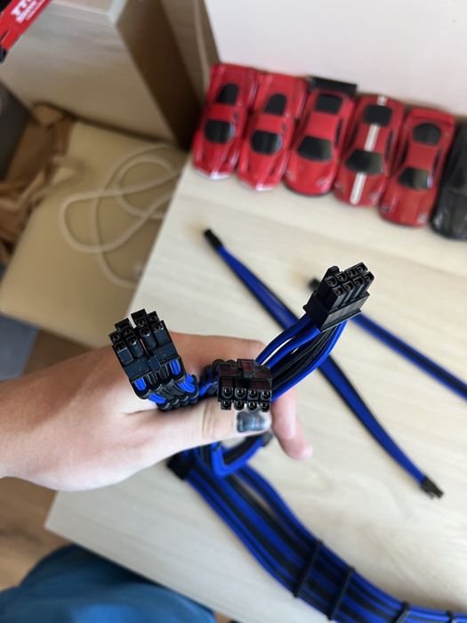 Thermaltake TTMOD Sleeve Cable Extension комплект черно/синьо