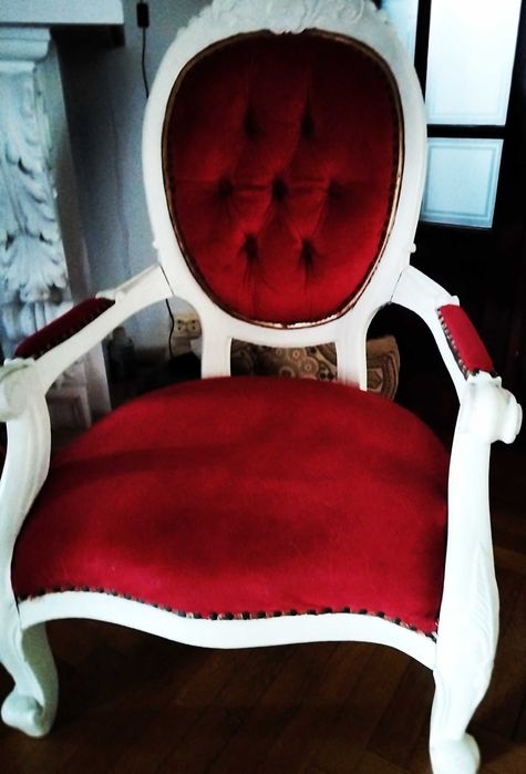 Fotoliu,jilt elegant.Manere usa bronz,alama,vechi.Sfesnic inalt 180 cm