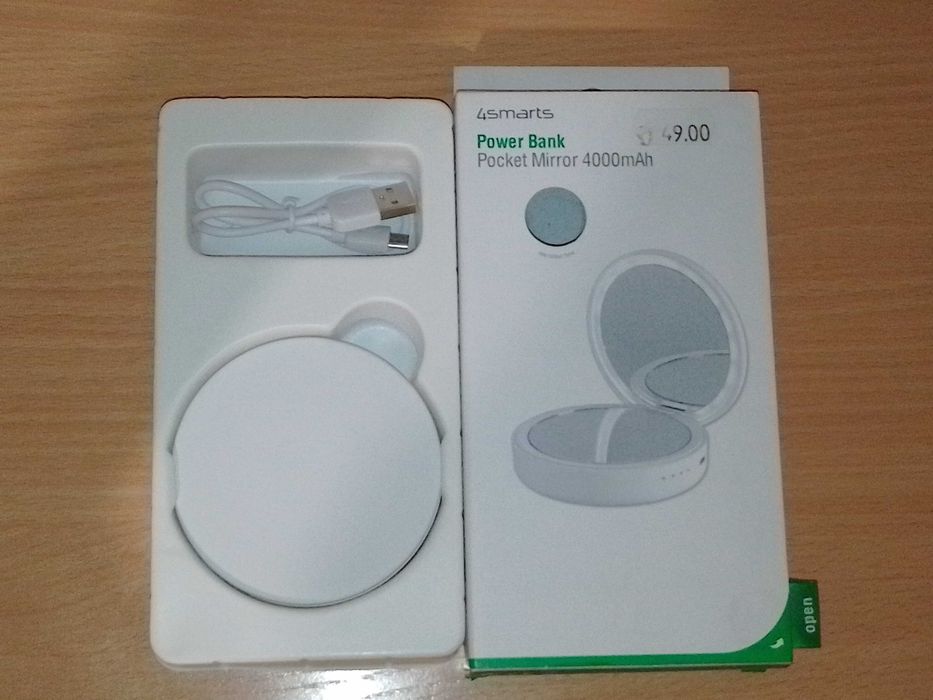 Преносима батерия огледало power bank