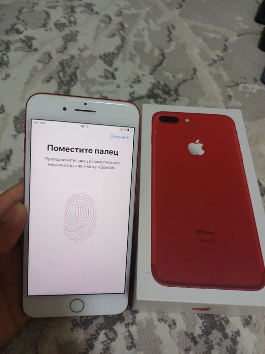 Айфон7+ 128гб отпечатка жасайды.