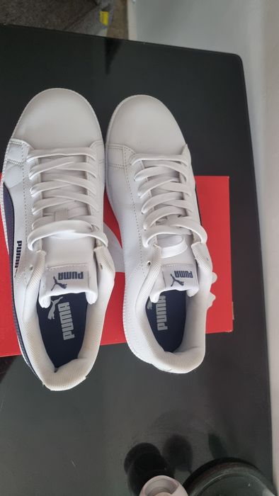 Adidasi Puma white iky blue 42