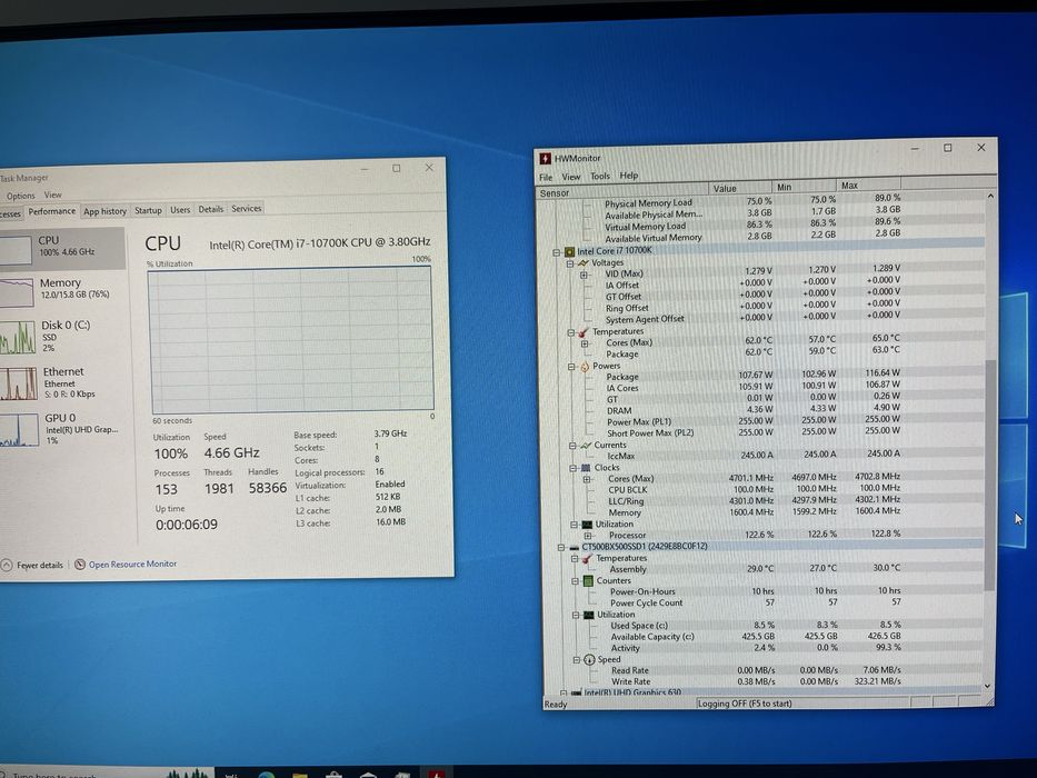 Calculator gaming i7 10700k componente noi, racire apa