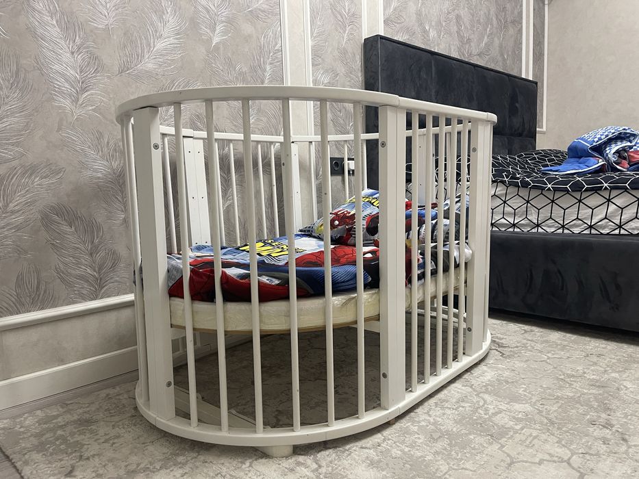 Кровать-трансформер от «Папа Карло» 6 в 1 с маятником