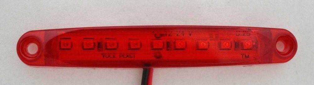 1 бр. Лед LED габарити с 9 диода  12-24V за камион ремарке , 5 цвята