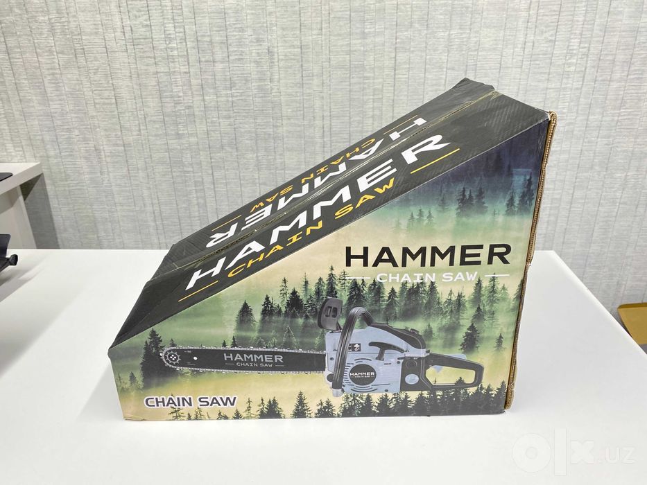 Benzopila Hammer 3000 Vt, shina 50 sm, yangi, kafolat bilan