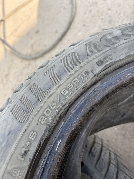 Продам шины 205/55/16 ultragrip