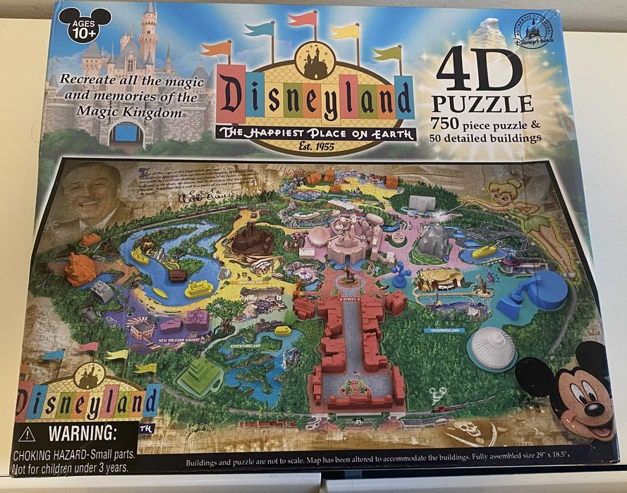 Puzzle 4D Disneyland – ediție specială și de colecție