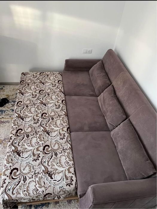Canapea extensibila si fotoliu
