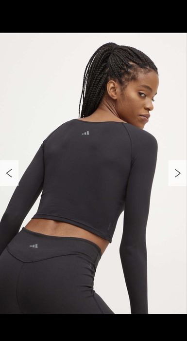 Блуза с дълги ръкави за йога adidas Performance Yoga