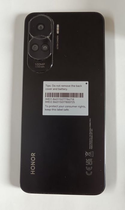 Telefon Honor 90 Lite ,dual SIM la cutie (cablu+încărcător)/Midnight B