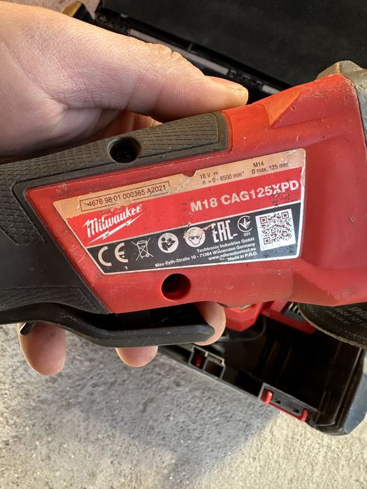 Milwaukee Fuel безчетков ъглошлайф