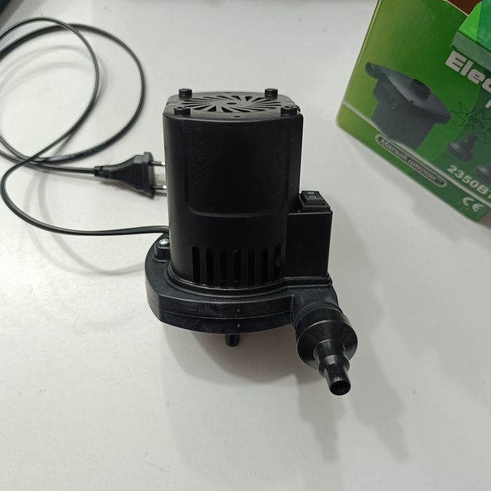 Портативный электрический воздушный насос с насадками хаво насос