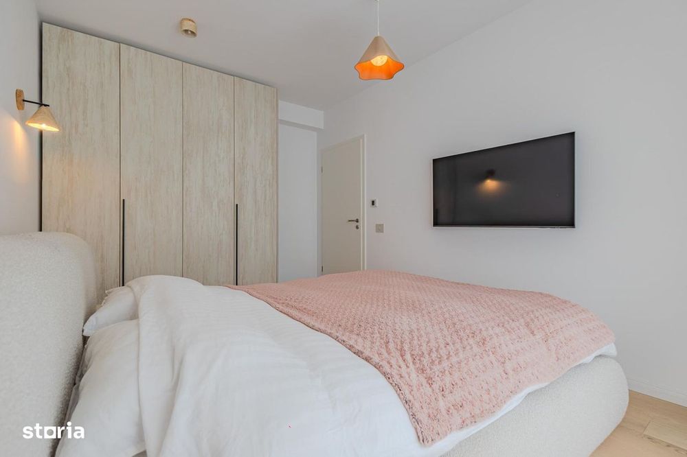 Răcădău/Cosmopolit Rise apartament 2 camere mobilat,parcare subterana