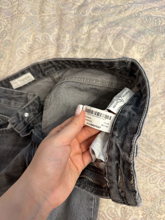Джинсы Zara серые