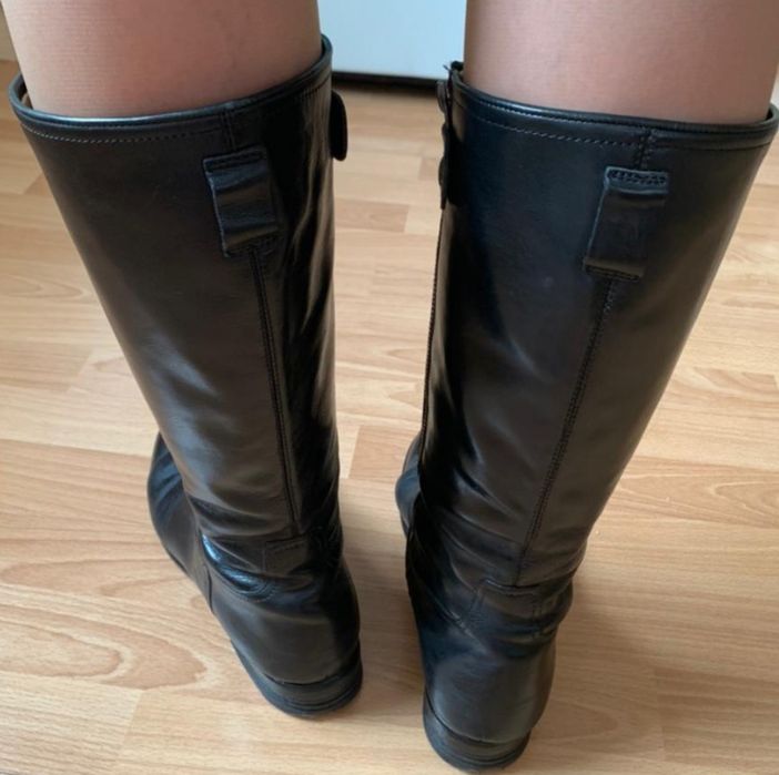 Кожаные сапоги ECCO