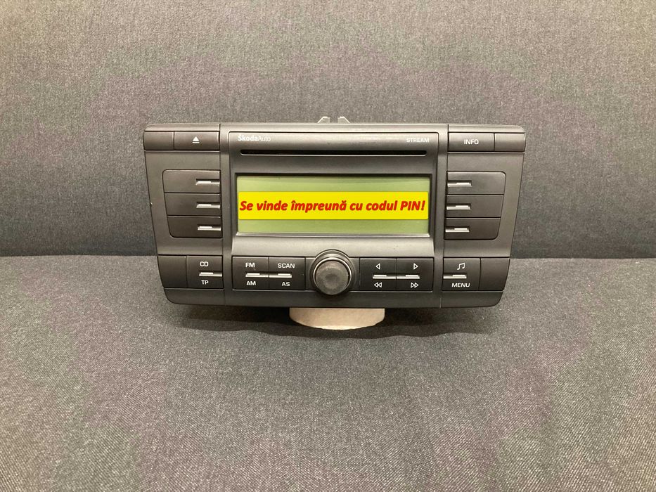 Skoda Octavia Radio CD Player Stream 2006 casetofon 2007 2009 MK2 2008