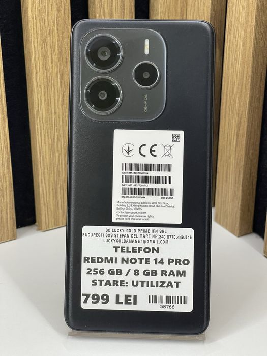 Redmi Note 14 Pro 256Gb 8Gb ram Garantie / Factura #58766