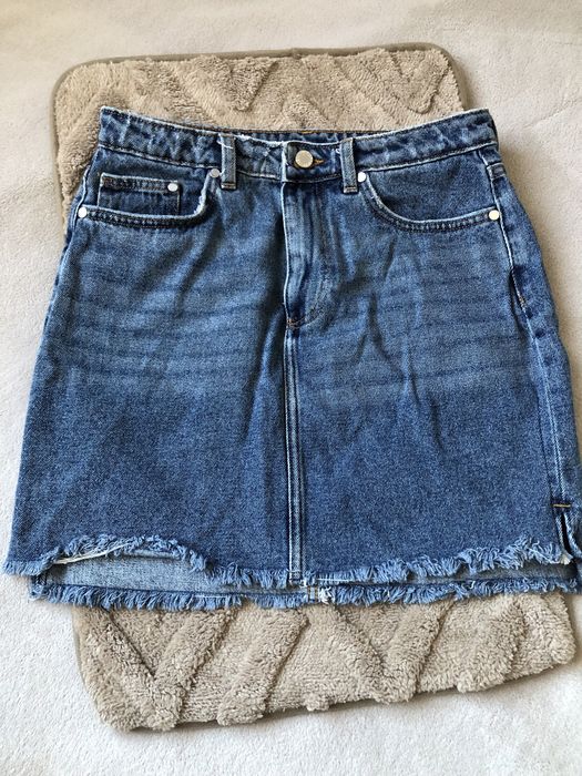 Дънкова пола S размер + Подарък